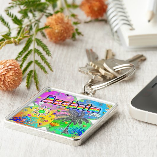 Anaheim Quadro Seasons Sleutelhanger (Zijkant)