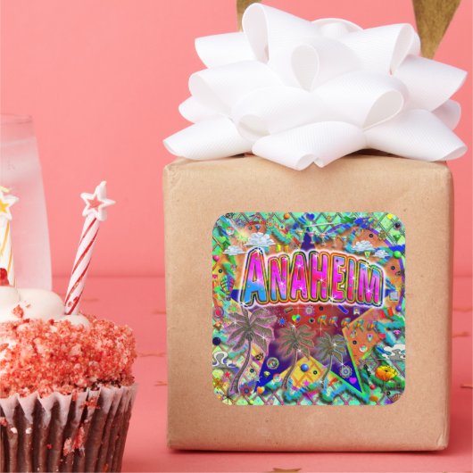 Anaheim-risicofactor Sticker (Feest)