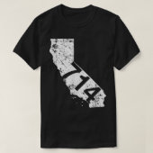 Anaheim Santa Ana Area Code 714 , California Gift  T-shirt (Design voorkant)