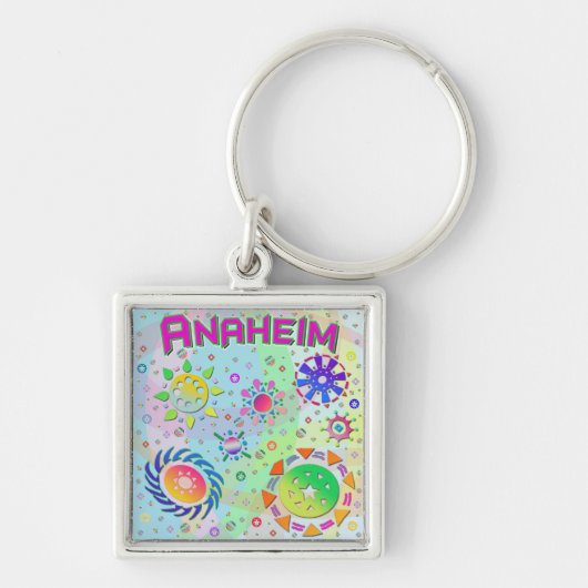 Anaheim Seven Suns & Energy Sleutelhanger (Voorkant)