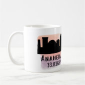 Anaheim Silhouette Breedtegraad en Lengtegraad Koffiemok (Links)