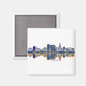 Anaheim Skyline Magneet (Voorkant / Achterkant)