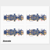 Anaheim Skyline Rechthoekige Sticker (Vel)