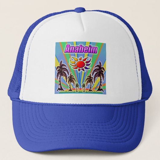Anaheim Summer Love Hoed Trucker Pet (Voorkant)