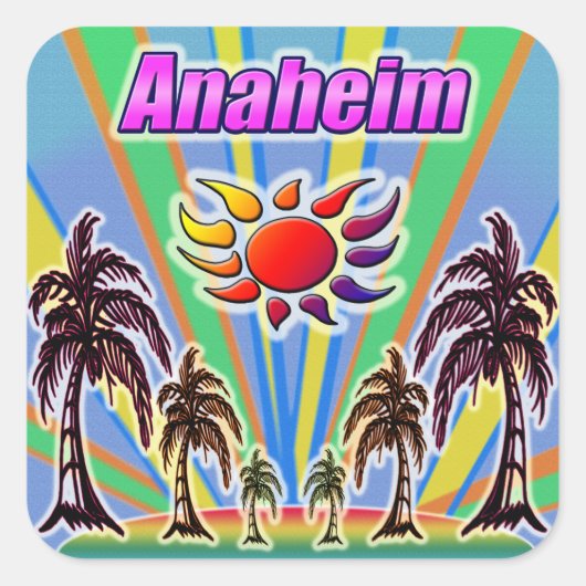 Anaheim Summer Love Sticker (Voorkant)