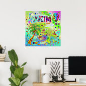 Anaheim tijdloos melodie Poster (Thuiskantoor)