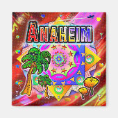 Anaheim Tropical Friends Magnet (Voorkant)