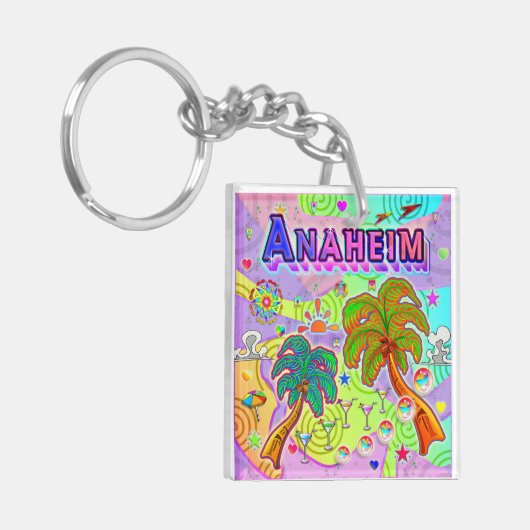 Anaheim Vacation Target Sleutelhanger (Voorkant Links)