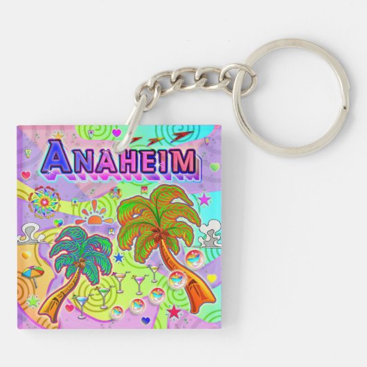 Anaheim Vacation Target Sleutelhanger (Achterkant)
