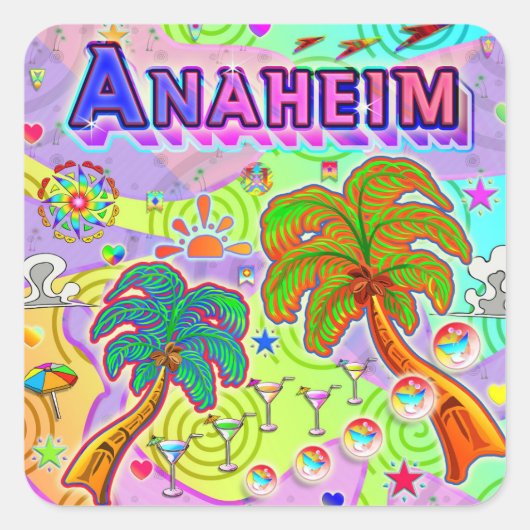 Anaheim Vacation Target Sticker (Voorkant)