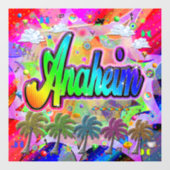 Anaheim Vista Express vensterkoppeling Raamsticker (Vel)