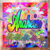 Anaheim Vista Express vensterkoppeling Raamsticker (Vel 2)