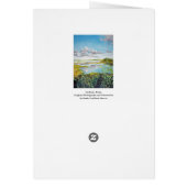 Anahuac, Texas: Waterverf Afbeelding door Marie Re (Achterkant)