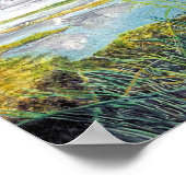 Anahuac, Texas Waterverf Afbeelding Poster (Hoek)