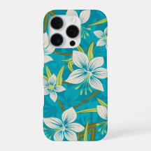 Anaina Hou Hawaïaanse Tropische Bloemen Teal