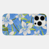 Anaina Hou Hawaiian Tropical Floral Blue Case-Mate iPhone Case (Achterkant (horizontaal))