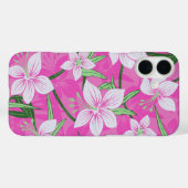 Anaina Hou Hawaiian Tropische Floral Pink Case-Mate iPhone Case (Achterkant (horizontaal))