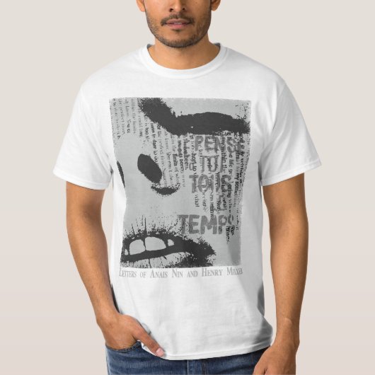 Anais Nin/Henry Miller T-shirt (Voorkant)