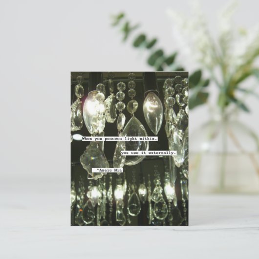 Anais Nin quote Briefkaart (Staand voorkant)