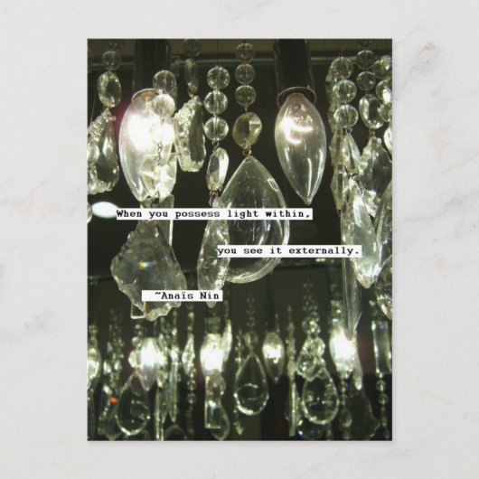 Anais Nin quote Briefkaart (Voorkant)