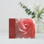 Anais Nin Quote Briefkaart in Roze (Staand voorkant)