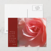 Anais Nin Quote Briefkaart in Roze (Voorkant / Achterkant)