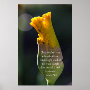Anais Nin Quote Inspirerend Poster