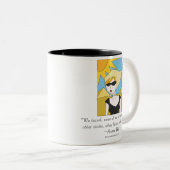 Anaïs Nin Travel Quote Tweekleurige Koffiemok (Voorkant rechts)