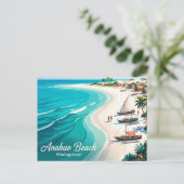 Anakao-strand Madagaskar Briefkaart (Staand voorkant)