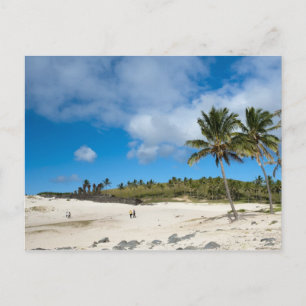 Anakena, Rapa Nui, Paaseiland, Chili Briefkaart