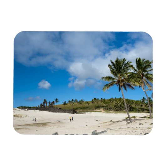 Anakena, Rapa Nui, Paaseiland, Chili Magneet (Horizontaal)