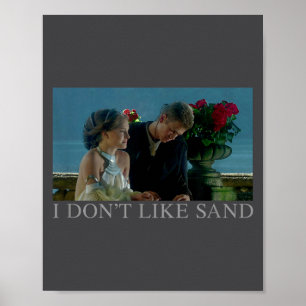 Anakin & Padme Film Ster Ik Hou Niet van Zand  Poster