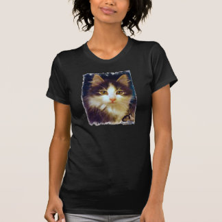 Anakin Two Legged Cat, Cute Kitten T-shirt Close
