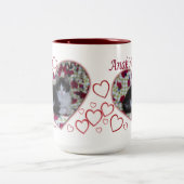 Anakin Two Legged Cat, Ladybugs Hearts, Kitten Mok (Center)