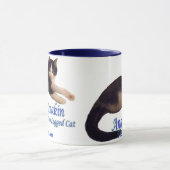 Anakin Two Legged Cat Logo, Cute Kitten Mok (Midden)