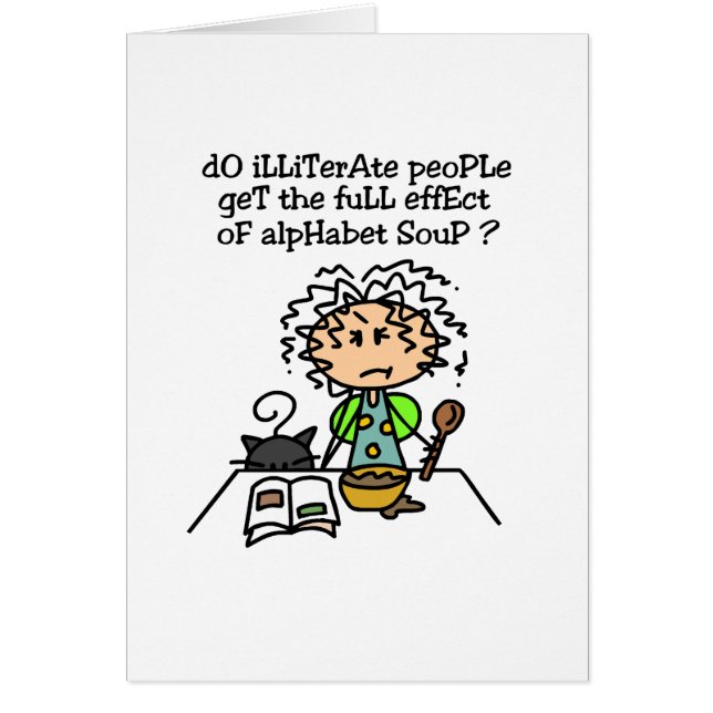 Analfabeet volk Humor (Voorkant)