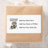 Analfabeet volk Humor Etiket (Insitu)