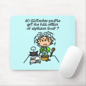 Analfabeet volk Humor Muismat (Met muis)
