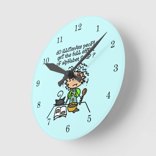 Analfabeet volk Humor Ronde Klok (Hoek)