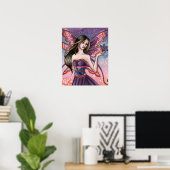 Analiese - Poster voor botervliegen (Thuiskantoor)