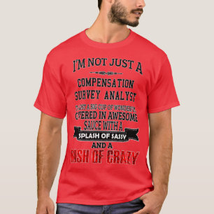 Analist van de compensatieenquête, Birthday Kerstm T-shirt