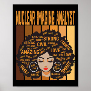 Analist voor nucleaire beeldvorming Krachtige Zwar Poster