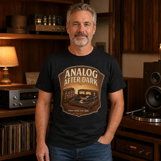 Analog After Dark Audiofiel T-shirt