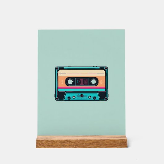 Analog Dreams: The Cassette Revival Acryl Bord (Voorkant)