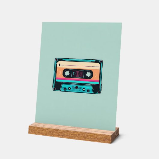 Analog Dreams: The Cassette Revival Acryl Bord (Hoek)