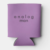 Analog Man Lavendel Schuim Blikkoeler Blikjeskoeler (Voorkant)