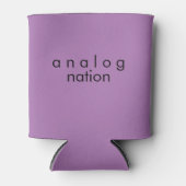 Analog Nation Lavendel Schuim Blikhouder Blikjeskoeler (Voorkant)
