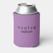 Analog Nation Lavendel Schuim Blikhouder Blikjeskoeler (Blikje Achterkant)