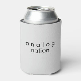 Analog Nation Lichtgrijze schuimbluskoeler Blikjeskoeler