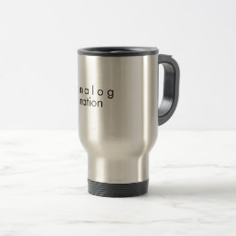 Analog Nation RVS Reisbeker